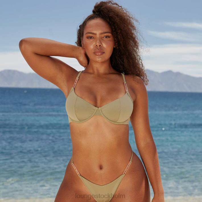 Lounge kvinnor oliv badkläder FP6J1012 signatur bikini topp