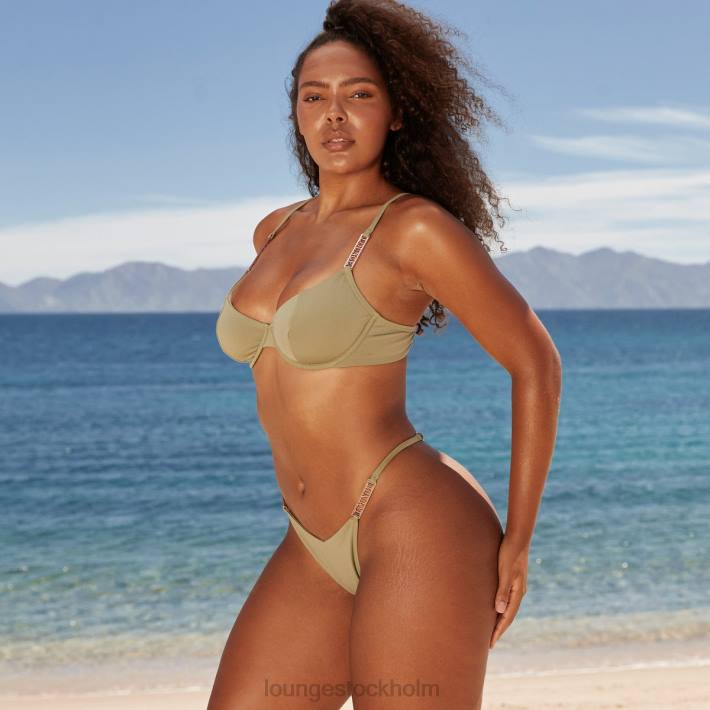 Lounge kvinnor oliv badkläder FP6J1013 signatur bikini stringtrosa