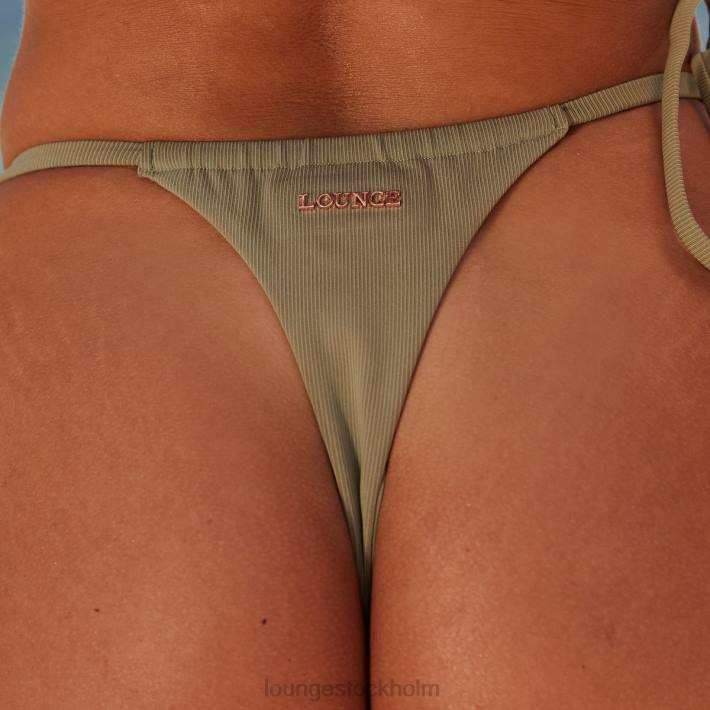 Lounge kvinnor oliv badkläder FP6J1021 tan lyxig bikinitrosa