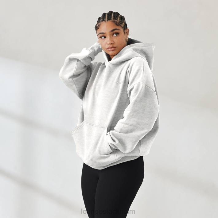 Lounge kvinnor frostmelerad kläder FP6J879 oumbärlig oversized hoodie