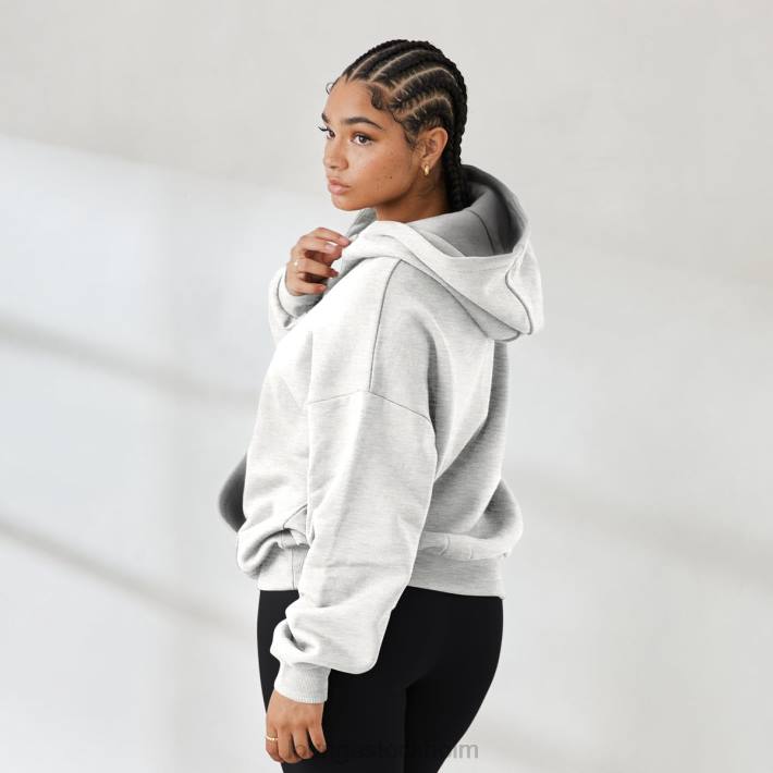 Lounge kvinnor frostmelerad kläder FP6J879 oumbärlig oversized hoodie