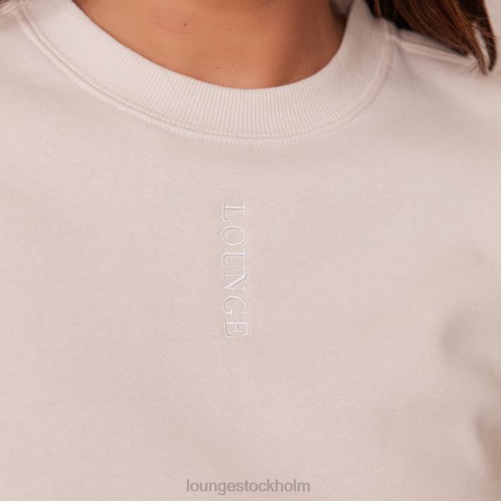 Lounge kvinnor grädde kläder FP6J866 tröja med rund hals