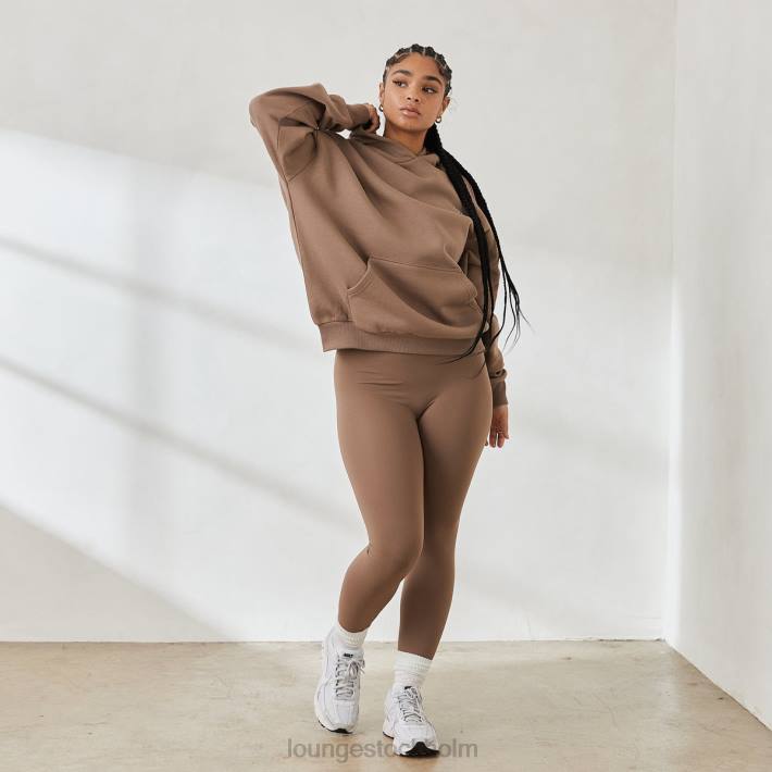 Lounge kvinnor kaffe kläder FP6J878 oumbärlig oversized hoodie