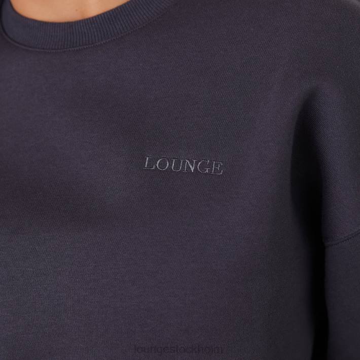 Lounge kvinnor sten kläder FP6J870 365 oversized tröja med rund hals