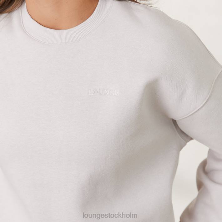 Lounge kvinnor sten kläder FP6J871 365 oversized tröja med rund hals