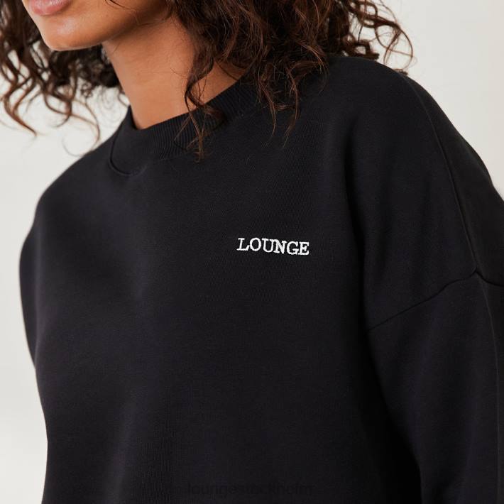 Lounge kvinnor svart kläder FP6J886 oumbärlig tröja med rund hals