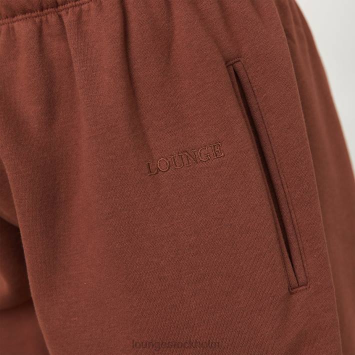Lounge kvinnor choklad kläder FP6J904 365 överdimensionerade joggingbyxor