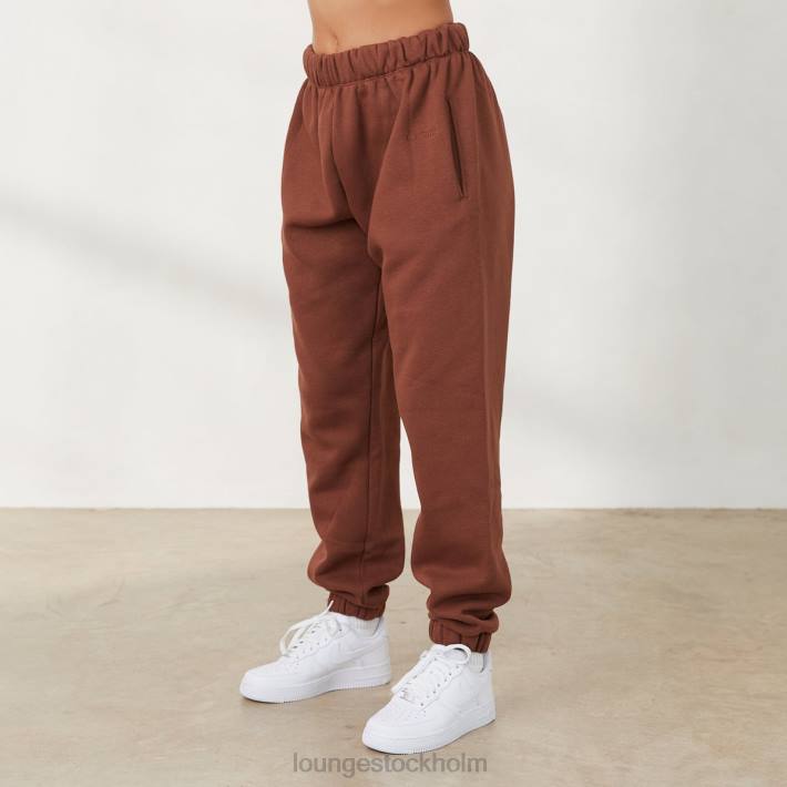 Lounge kvinnor choklad kläder FP6J904 365 överdimensionerade joggingbyxor