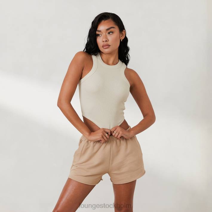 Lounge kvinnor ben kläder FP6J796 ribbad racerback top x jess hunt