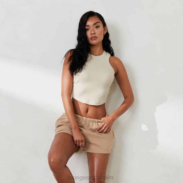 Lounge kvinnor ben kläder FP6J796 ribbad racerback top x jess hunt