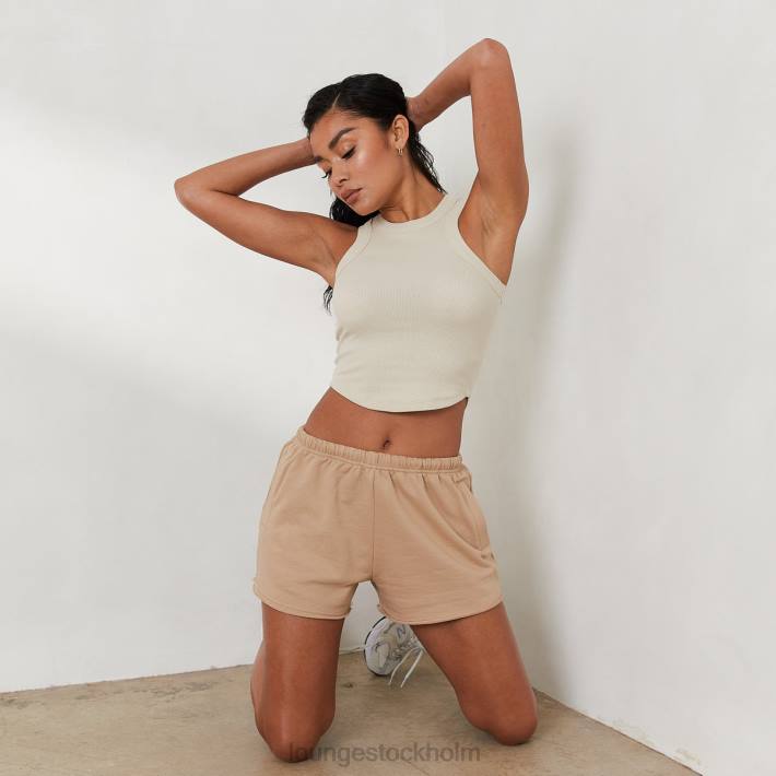 Lounge kvinnor ben kläder FP6J796 ribbad racerback top x jess hunt