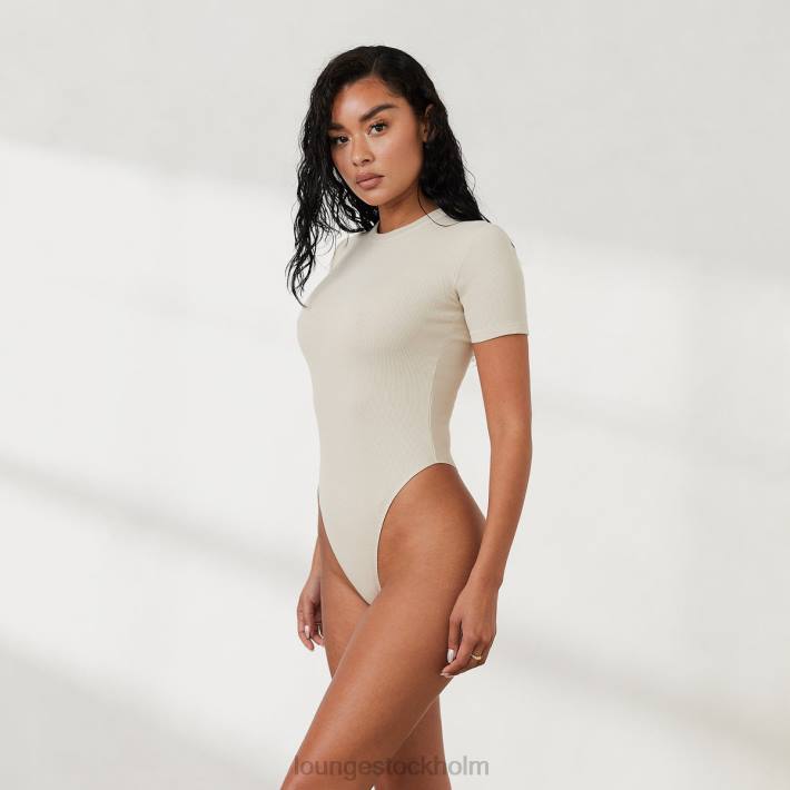 Lounge kvinnor ben kläder FP6J809 ribbad t-shirt body x jess hunt