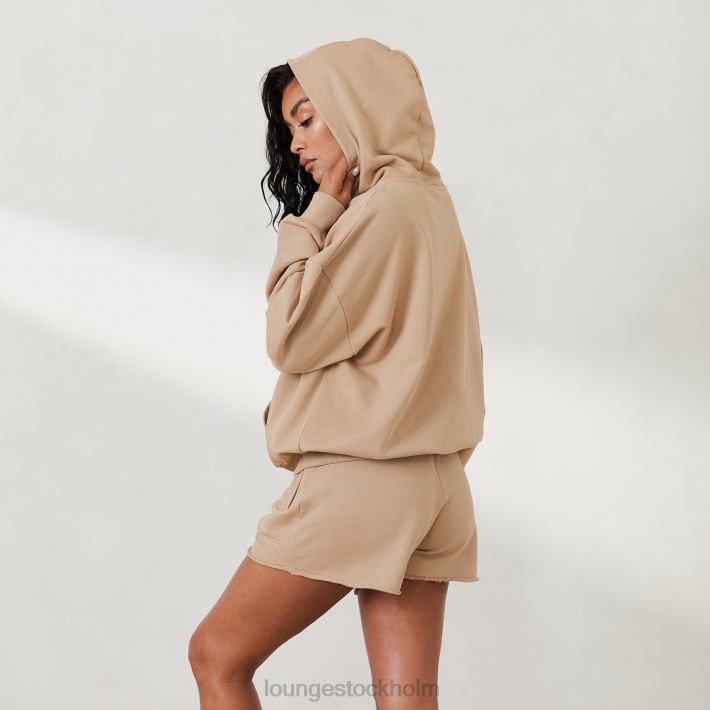 Lounge kvinnor kola kläder FP6J811 oversized hoodie med dragkedja x jess hunt