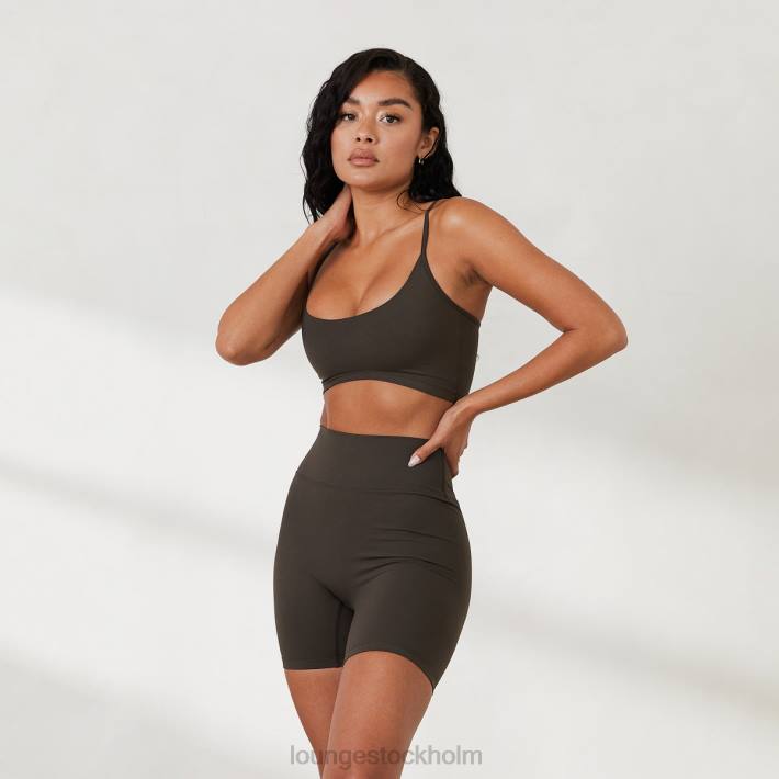 Lounge kvinnor tvättad svart kläder FP6J800 cropped cami top x jess hunt