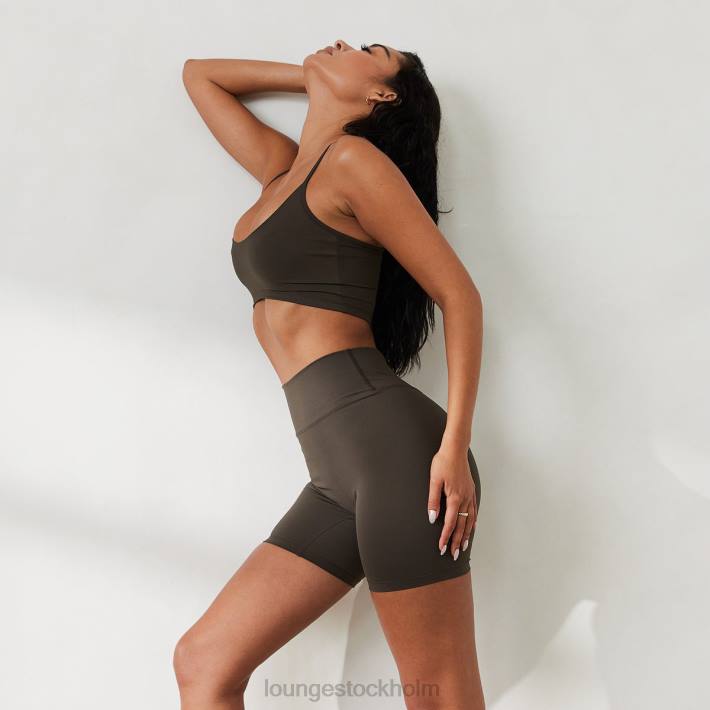 Lounge kvinnor tvättad svart kläder FP6J800 cropped cami top x jess hunt