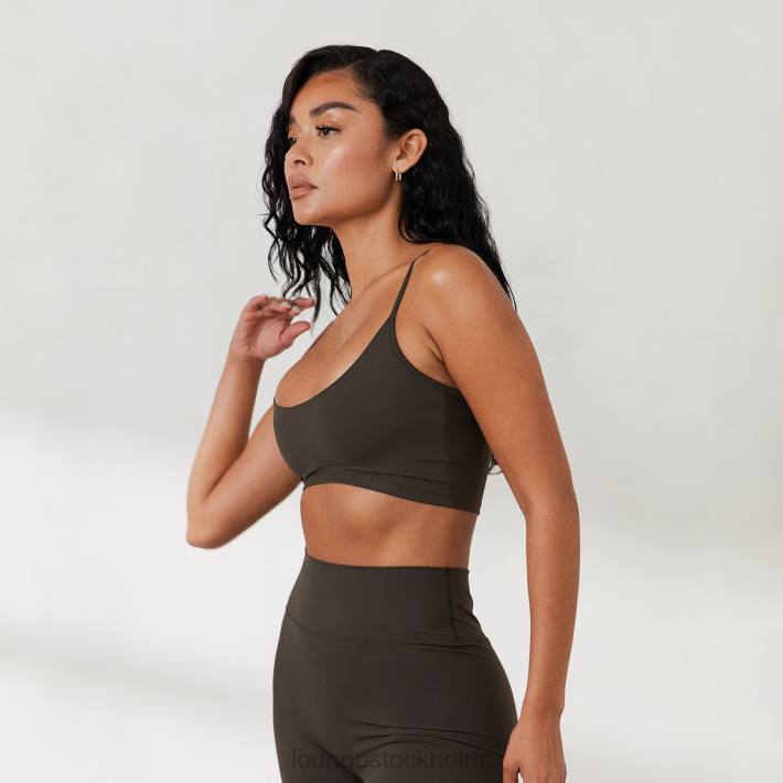 Lounge kvinnor tvättad svart kläder FP6J800 cropped cami top x jess hunt