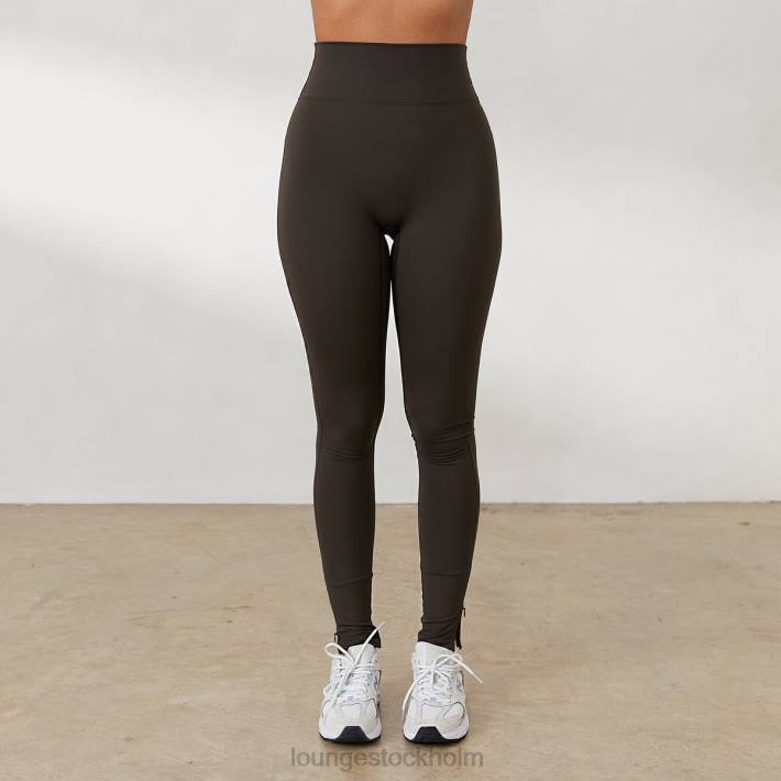 Lounge kvinnor tvättad svart kläder FP6J804 ankelleggings med dragkedja x jess hunt