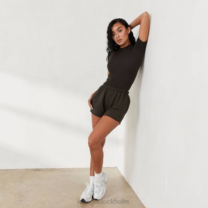 Lounge kvinnor tvättad svart kläder FP6J806 sweatshorts x jess hunt
