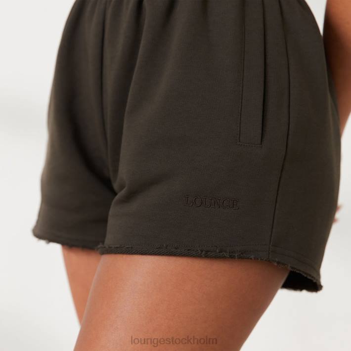 Lounge kvinnor tvättad svart kläder FP6J806 sweatshorts x jess hunt