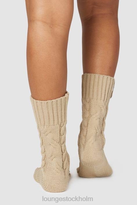 Lounge kvinnor mink kläder FP6J946 mysiga stickade strumpor