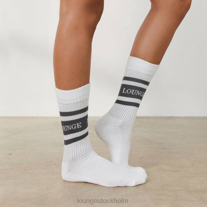 Lounge kvinnor träkol kläder FP6J944 väsentliga strumpor (tvåpack)