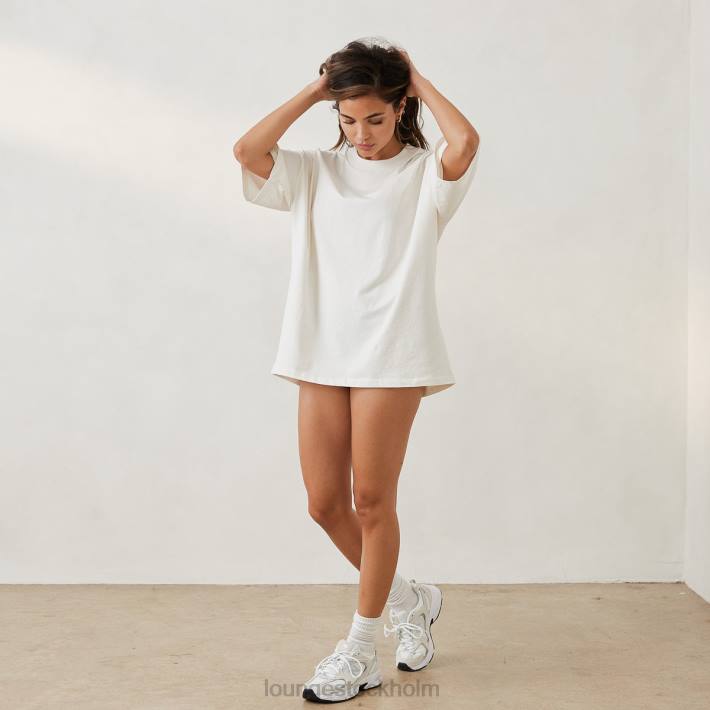 Lounge kvinnor benvit kläder FP6J845 väsentlig oversized t-shirt