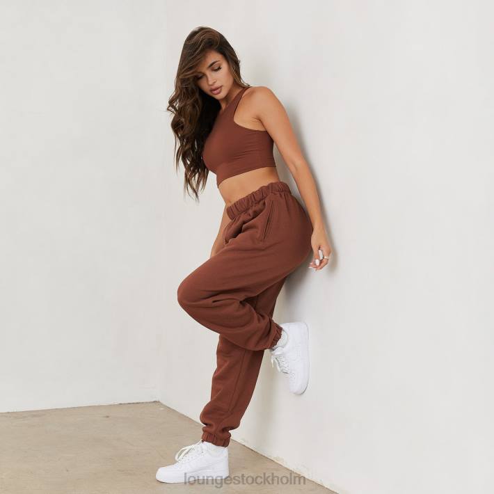 Lounge kvinnor choklad kläder FP6J855 365 sekunders skin racerback topp