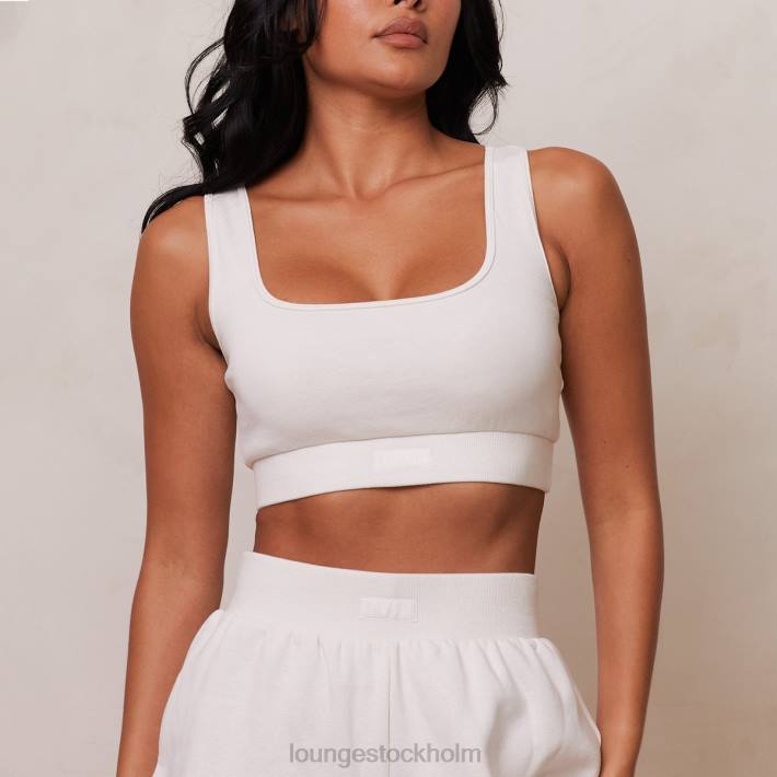 Lounge kvinnor grädde kläder FP6J859 oumbärlig crop top & shorts set