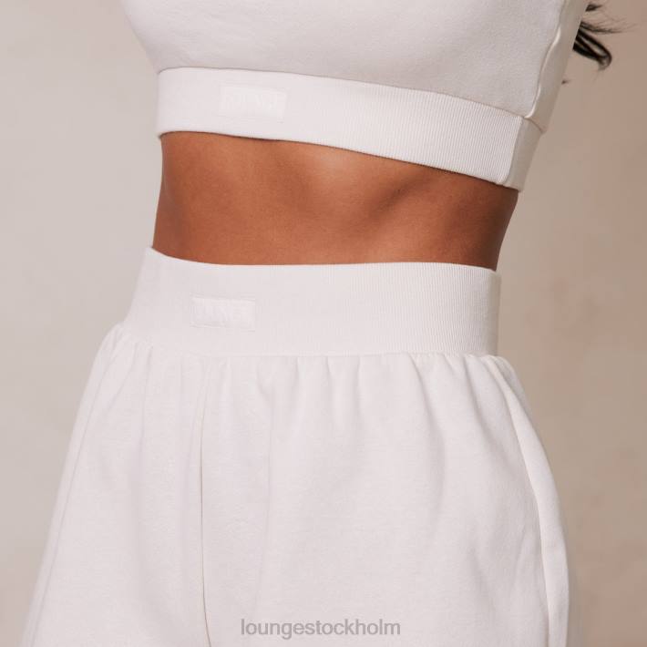 Lounge kvinnor grädde kläder FP6J859 oumbärlig crop top & shorts set