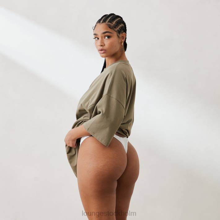 Lounge kvinnor oliv kläder FP6J849 väsentlig oversized t-shirt