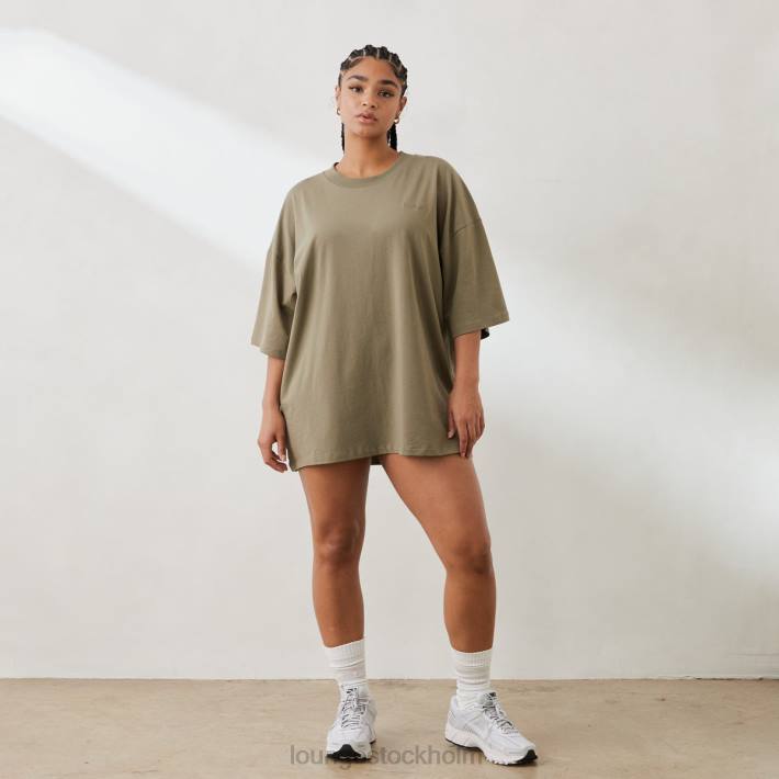 Lounge kvinnor oliv kläder FP6J849 väsentlig oversized t-shirt