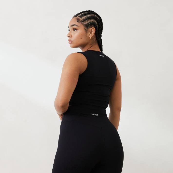 Lounge kvinnor svart kläder FP6J829 väsentligt linne