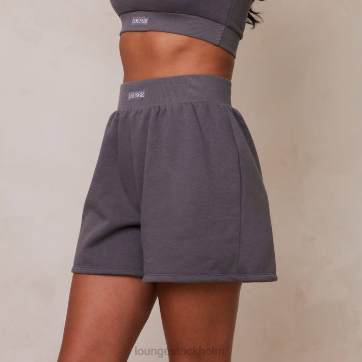 Lounge kvinnor träkol kläder FP6J860 oumbärlig crop top & shorts set