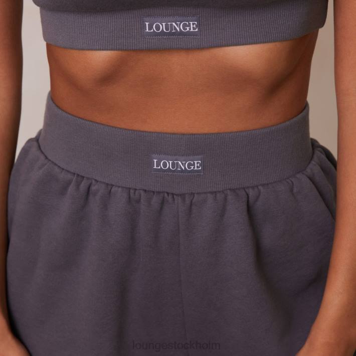 Lounge kvinnor träkol kläder FP6J860 oumbärlig crop top & shorts set