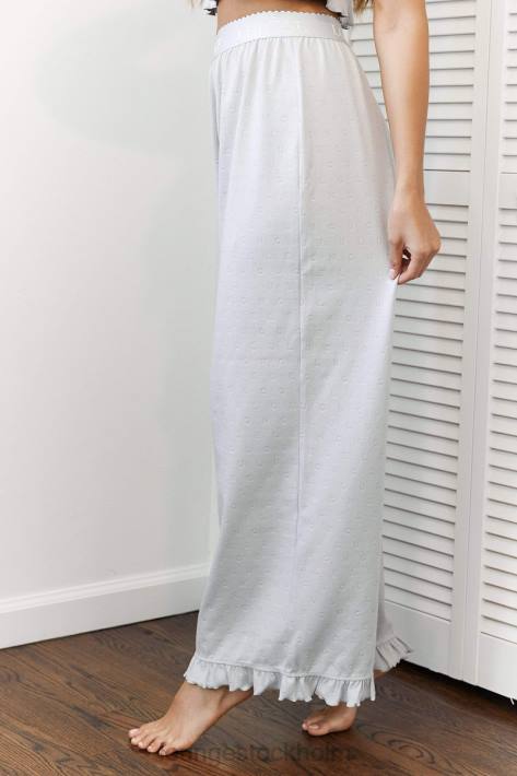 Lounge kvinnor glasera kläder FP6J941 pyjamasbyxor med volang