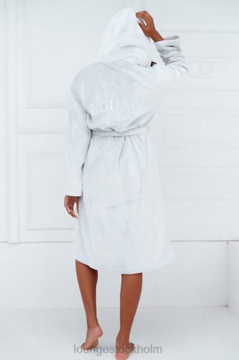 Lounge kvinnor grå kläder FP6J948 så mjuk lyxmorgonrock