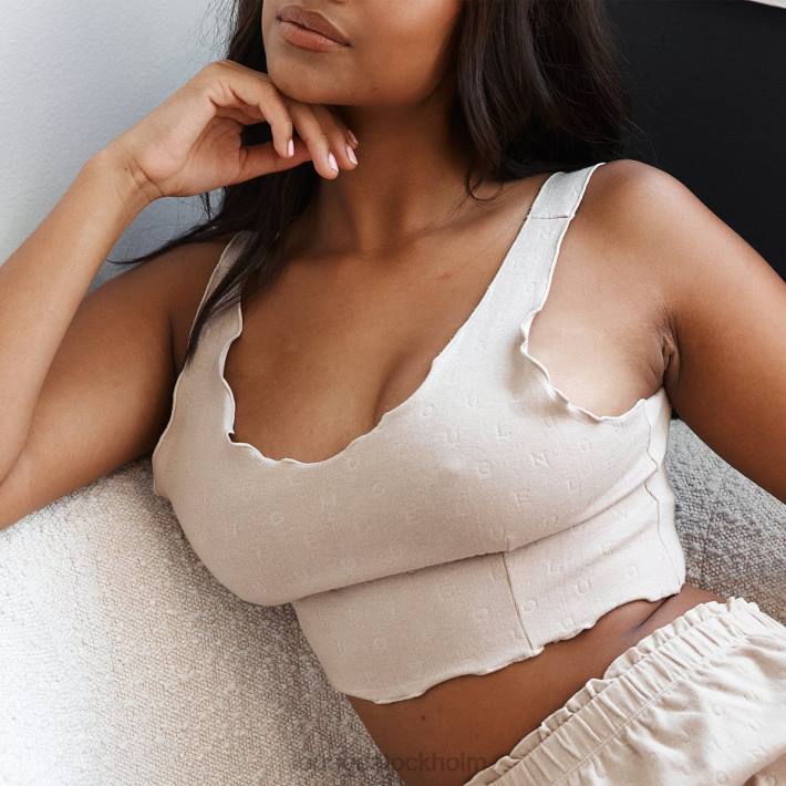 Lounge kvinnor mink kläder FP6J919 volang pyjamas cami topp