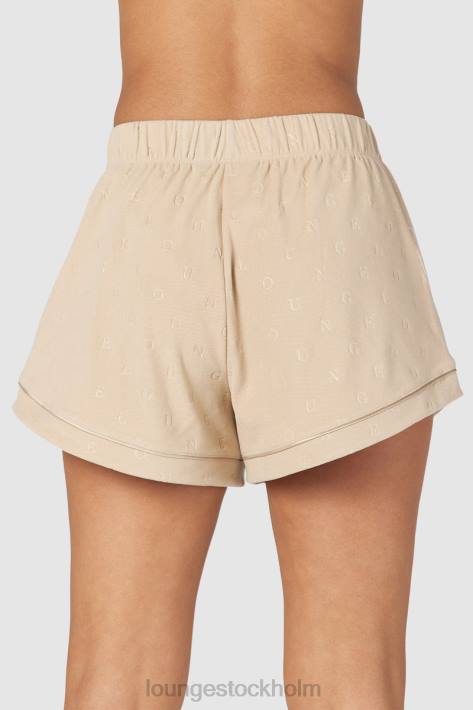 Lounge kvinnor mink kläder FP6J952 lyxiga präglade pyjamasshorts