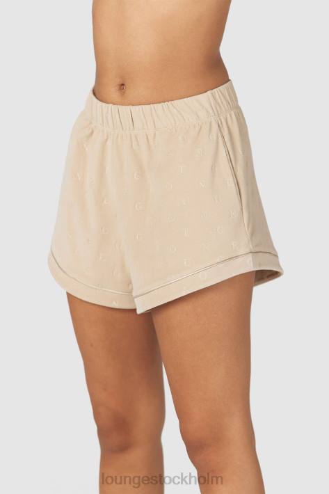 Lounge kvinnor mink kläder FP6J952 lyxiga präglade pyjamasshorts