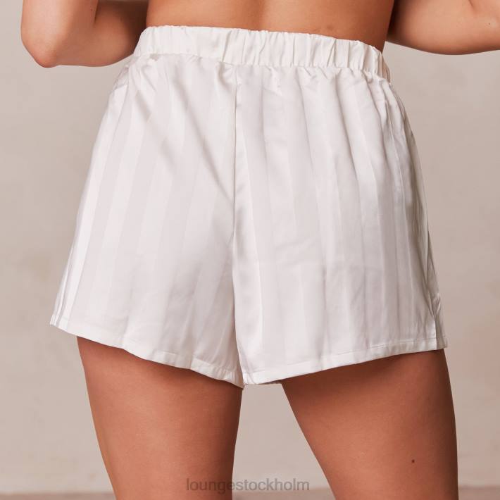 Lounge kvinnor pärla kläder FP6J937 randiga satin pyjamasshorts