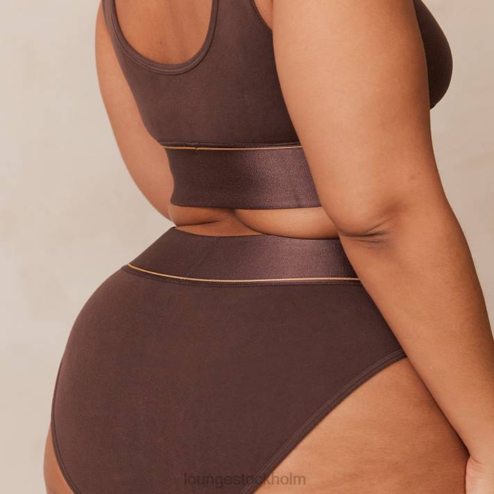 Lounge kvinnor choklad underkläder FP6J231 bralette & trosor set