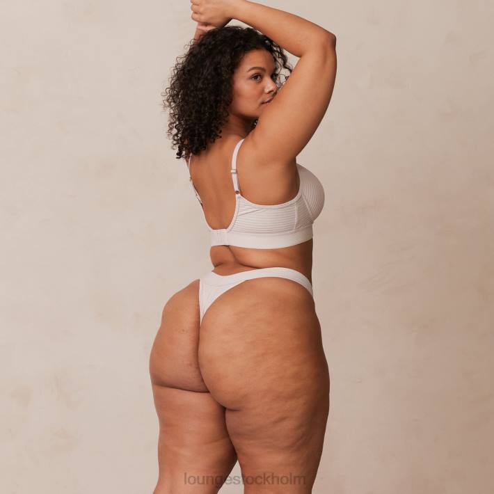 Lounge kvinnor grädde underkläder FP6J178 bar bh & string set