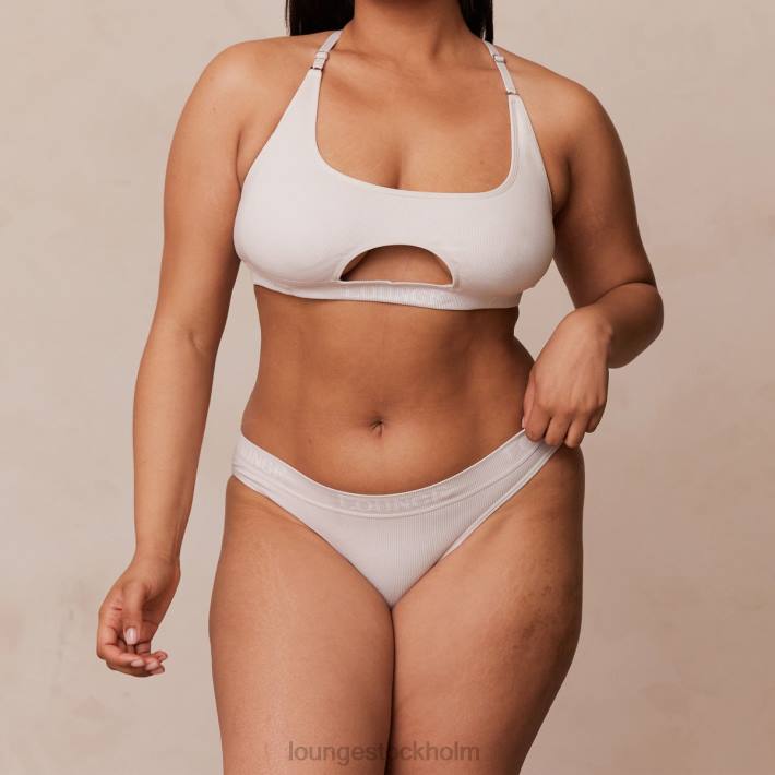 Lounge kvinnor grädde underkläder FP6J220 sömlös BH & stringtrosa/kalsonger set