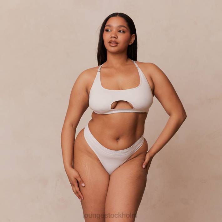 Lounge kvinnor grädde underkläder FP6J220 sömlös BH & stringtrosa/kalsonger set