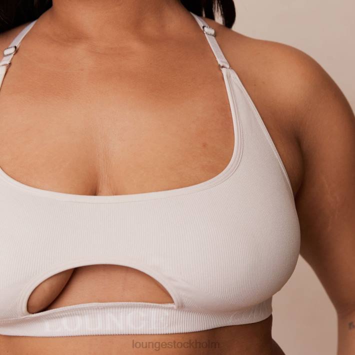 Lounge kvinnor grädde underkläder FP6J220 sömlös BH & stringtrosa/kalsonger set