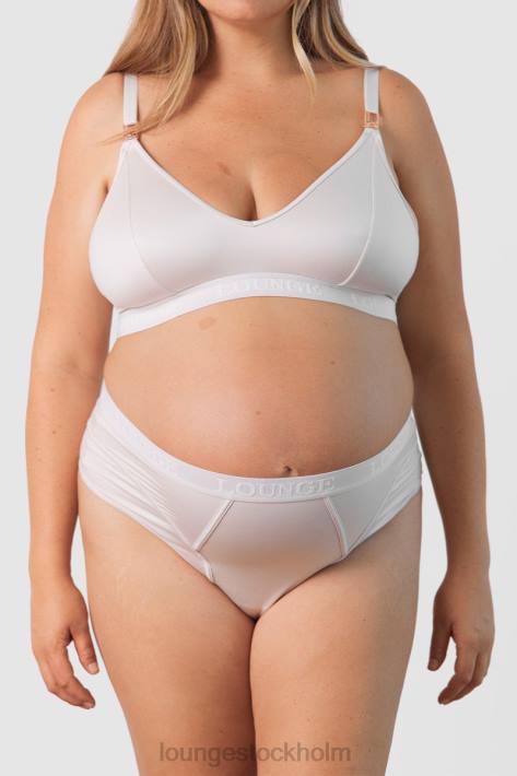 Lounge kvinnor grädde underkläder FP6J234 nurture amningsbh & stringtrosa/trosor set