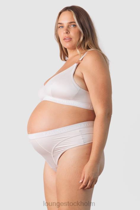 Lounge kvinnor grädde underkläder FP6J234 nurture amningsbh & stringtrosa/trosor set