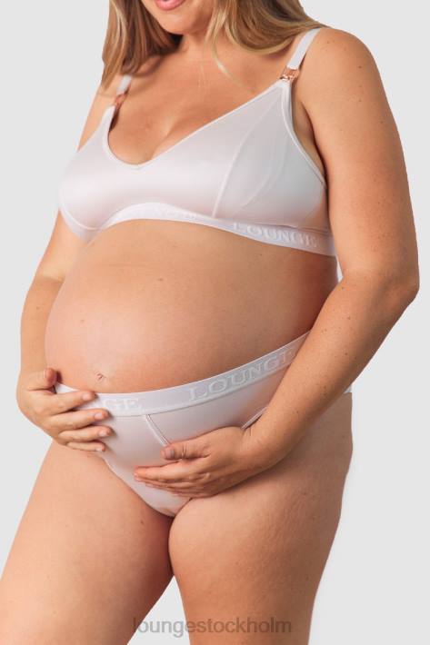 Lounge kvinnor grädde underkläder FP6J234 nurture amningsbh & stringtrosa/trosor set