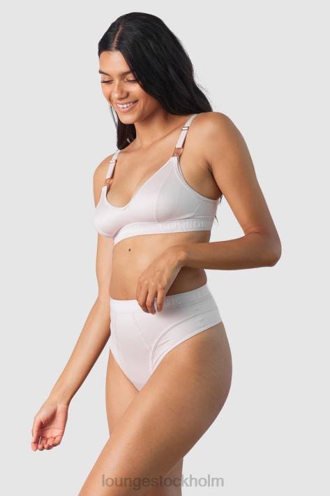 Lounge kvinnor grädde underkläder FP6J234 nurture amningsbh & stringtrosa/trosor set