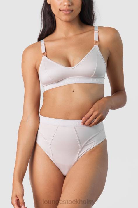 Lounge kvinnor grädde underkläder FP6J234 nurture amningsbh & stringtrosa/trosor set